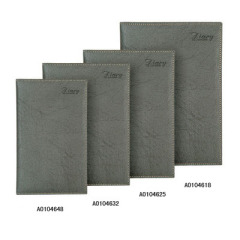 Gray Leather Cover Notebook