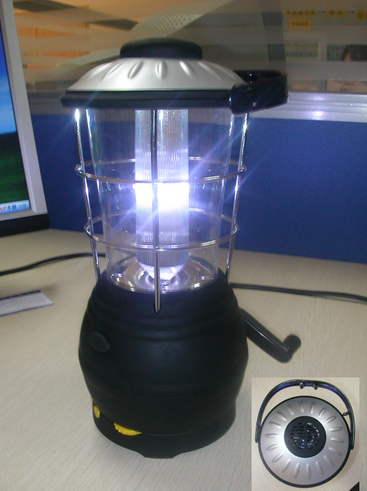 SB-26 Crank lantern with FM radio