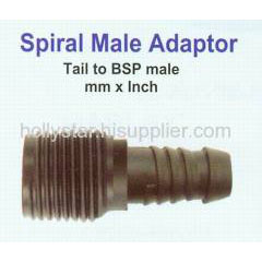 Spiral Male Adaptor