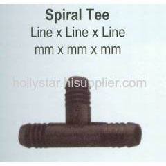 Spiral Tee Fitting