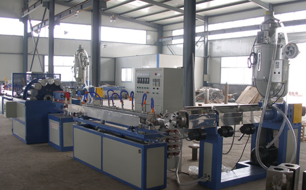  PVC fiber reinforced hose extrusion line 