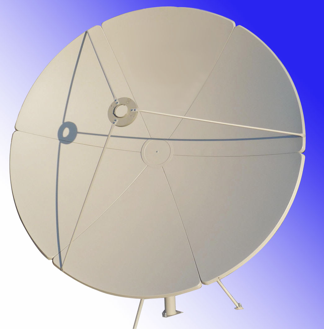 C band TV dish satellite antenna