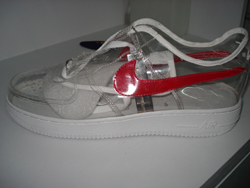 clear AF1 shoes