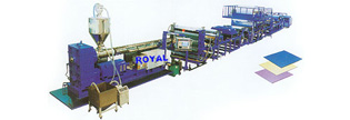 Plastic aluminum composite sheet extrusion line