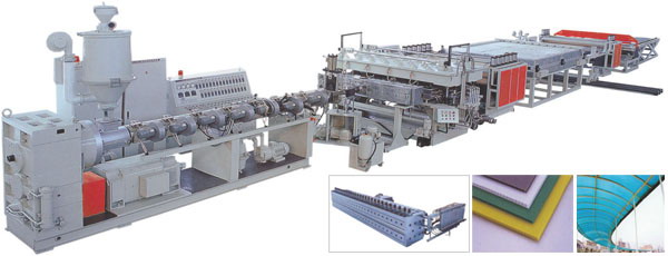 PC/PP/PE Hollow Grid Sheet Extrusion Line