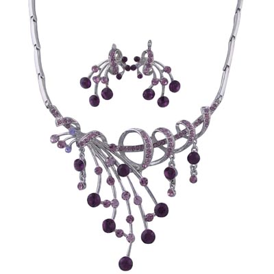 fashion Alloy jewelry Necklace sets