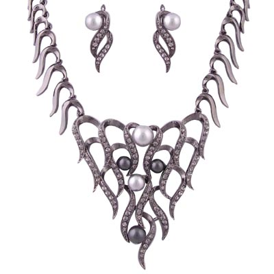 fashion Alloy jewelry Necklace sets