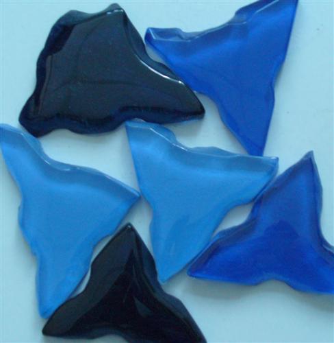 glass tile, colored crystal tile (maple leaf)
