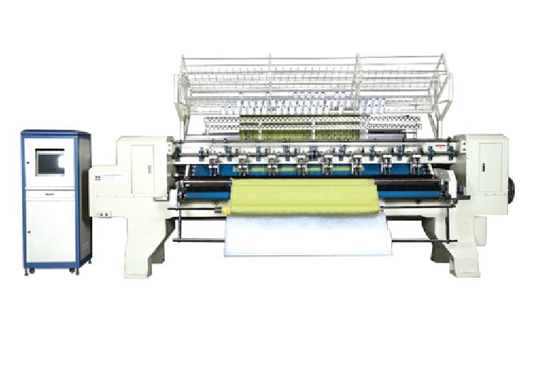 computerized multi needle shuttle quilting machine