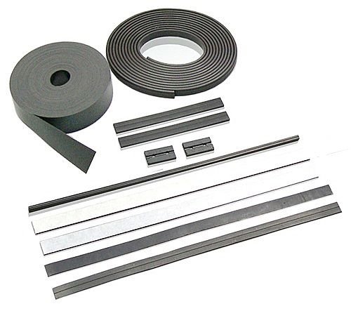 Adhesive magnetic strip