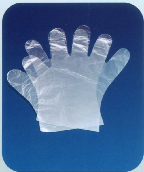 PE disposable gloves