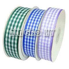 Sheer Check Ribbon