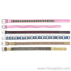 Ladies Colorfull PU Belt