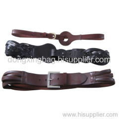 Braid Leather Belt