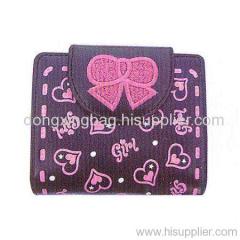 Purple Heart Leather Wallet