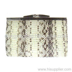 Snake Leather Handbag Purse