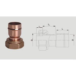 Solder Ring Straight Tap Connector