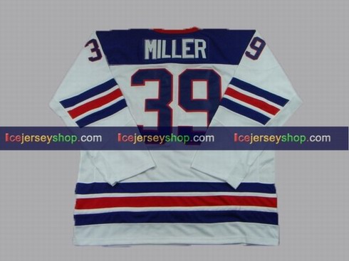 #39 miller team USA white hockey jersey