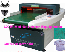 Garment metal detector