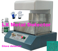 Glove metal detector