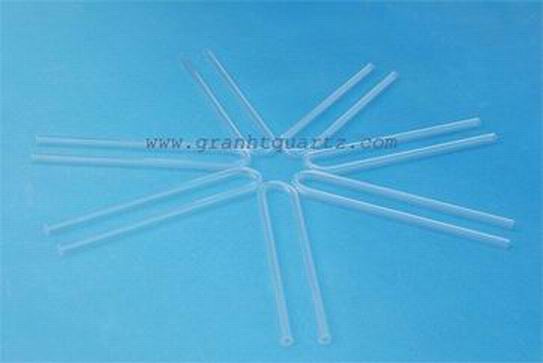  U sharp quartz tube 