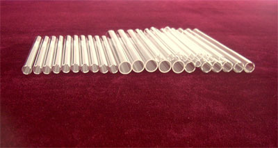 clear quartz tube