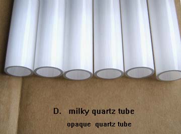 milky quartz tube