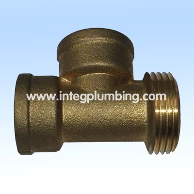 Brass 3 Way Fitting