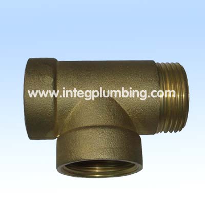 Brass 3 Way Pump Fitting