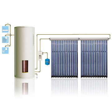 Separate Pressure Heat-pipe Solar Water Heater