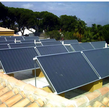 Solar water heating, thermal solar heating