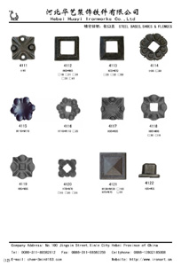 offwer wrought iron cast steel bottom covers, 