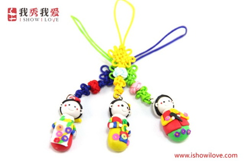 Doll Mobile Phone Charm 