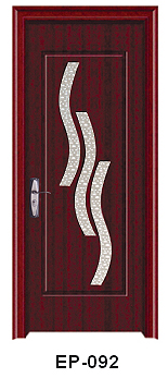 PVC interior door