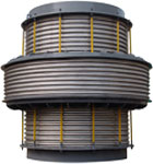 The expansion joints for heat supply pipeline