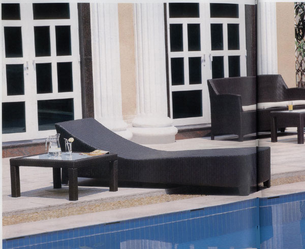 synthetic rattan garden furniture