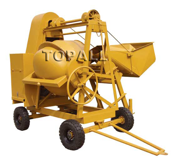 concrete mixer with hopper- small concrete mixer