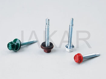 Hexagon Washer Head Drilling Screw With Painting