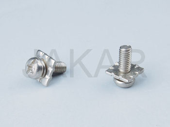 Combination Screw With Spring & Square Washer