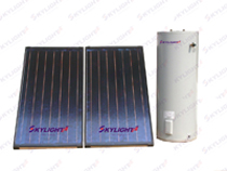 split flat plate solar water heater 