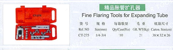 FLARING TOOL FOR EXPANDING TUBE