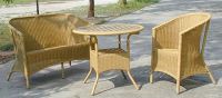 rattan wood table 