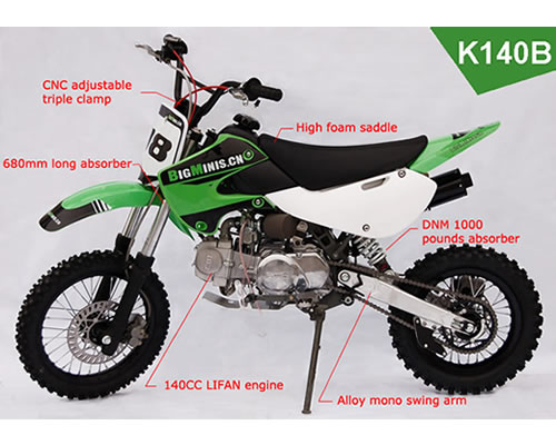 Bigminis K140B dirt bike