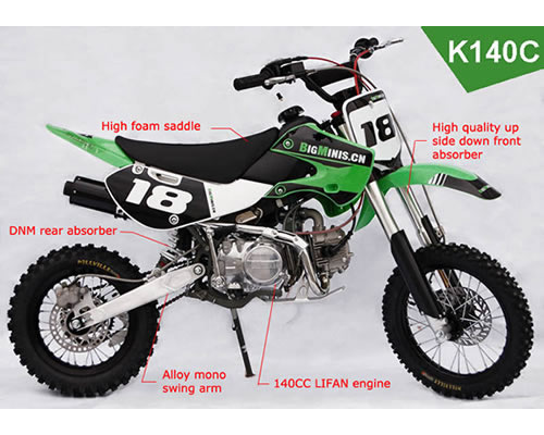 Bigminis K140C dirt bike