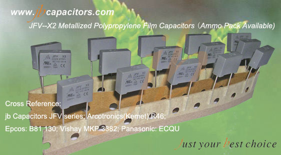 jb JFV - X2 Metallized Polypropylene Film Capacitor