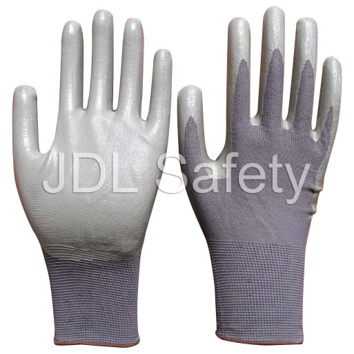 Nitrile Glove / Nylon Nitrile Coated Work Gloves 