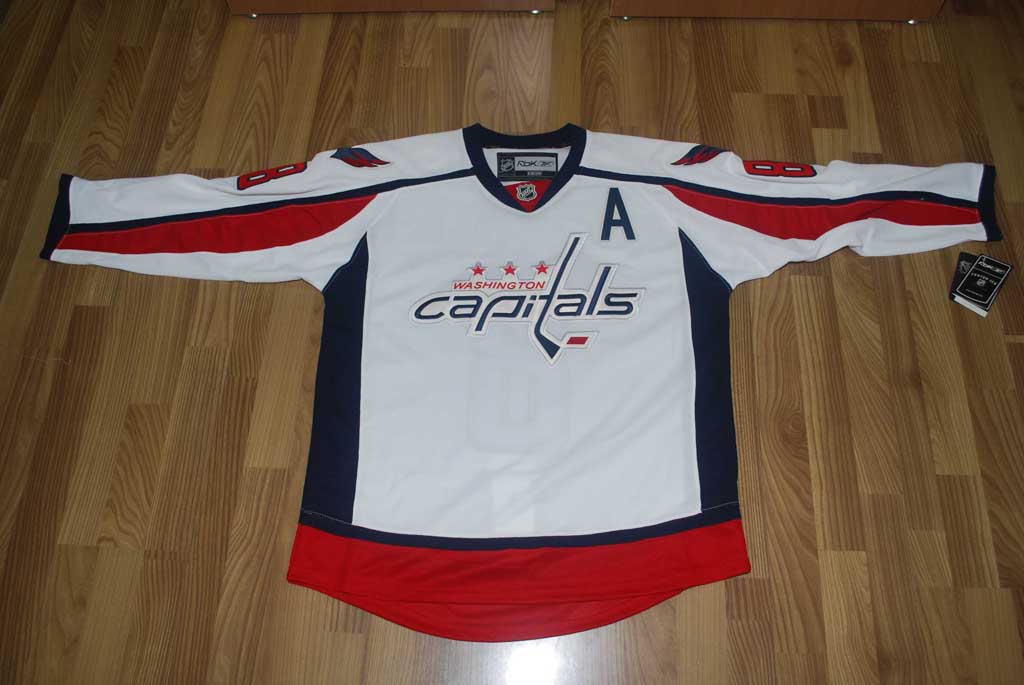 #8 ovechkin Washington white nhl jersey(Paypal)