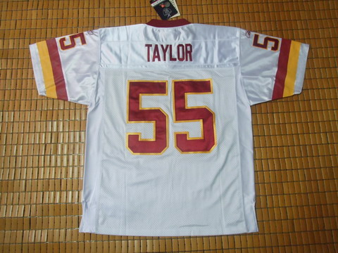 #55 taylor Redskins white nfl jersey