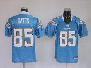 San Diego Chargers #85 Gates blue NFL Jerseys