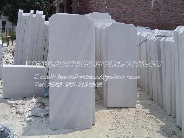 sell white marble tombstone